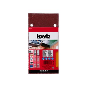 KWB brusni papir za drvo-metal čičak 93x185mm