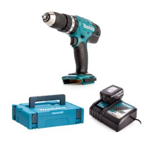 Makita set aku udarna bušilica sa koferom DHP453BKP1