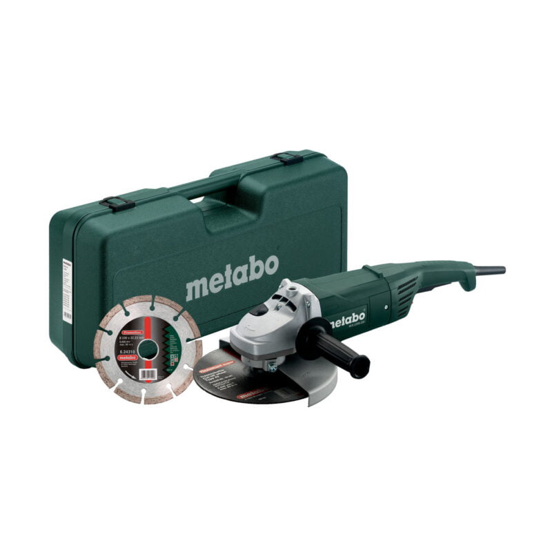 Metabo ugaona kutna brusilica WX 2200-230 sa koferom + dijamantska ploča
