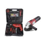 Iskra set električna bušilica sa setom alata i brusilica