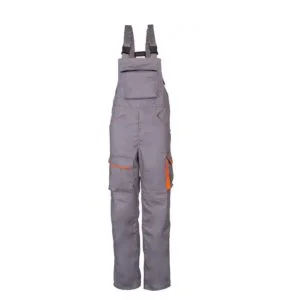 Lacuna radne farmer pantalone hlače sa tregerima ATLANTIC - Tamno plava-žuta