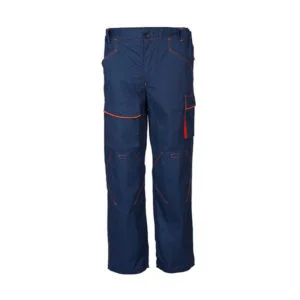 Lacuna radne pantalone hlače ATLANTIC - Tamno plava-narandžasta