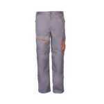 Lacuna radne pantalone hlače ATLANTIC - Siva-narandžasta