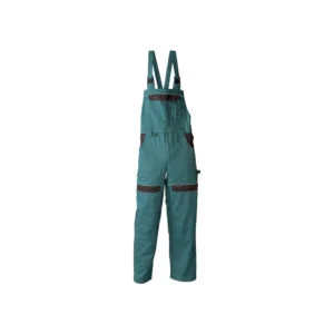 Lacuna radne farmer pantalone hlače sa tregerima COOL TREND - Zeleno-crna
