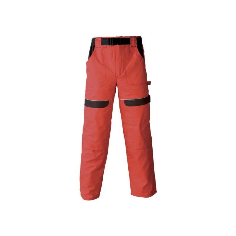 Lacuna radne pantalone hlače COOL TREND - Crveno-crna