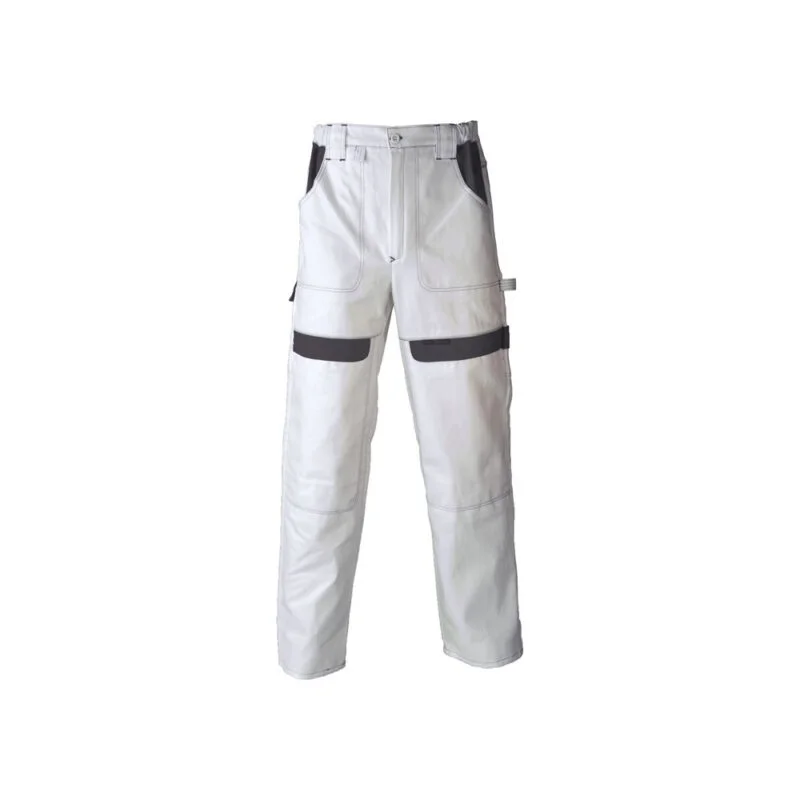 Lacuna radne pantalone hlače COOL TREND - Bijelo-siva