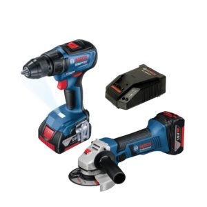 Bosch aku set udarna bušilica odvijač i aku ugaona brusilica PRO-MIX SET 1
