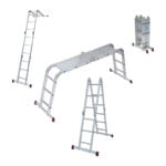 Krause zglobne univerzalne merdevine ljestve CORDA 4x3 gazišta