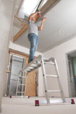 Krause zglobne univerzalne merdevine ljestve CORDA 4x3 gazišta