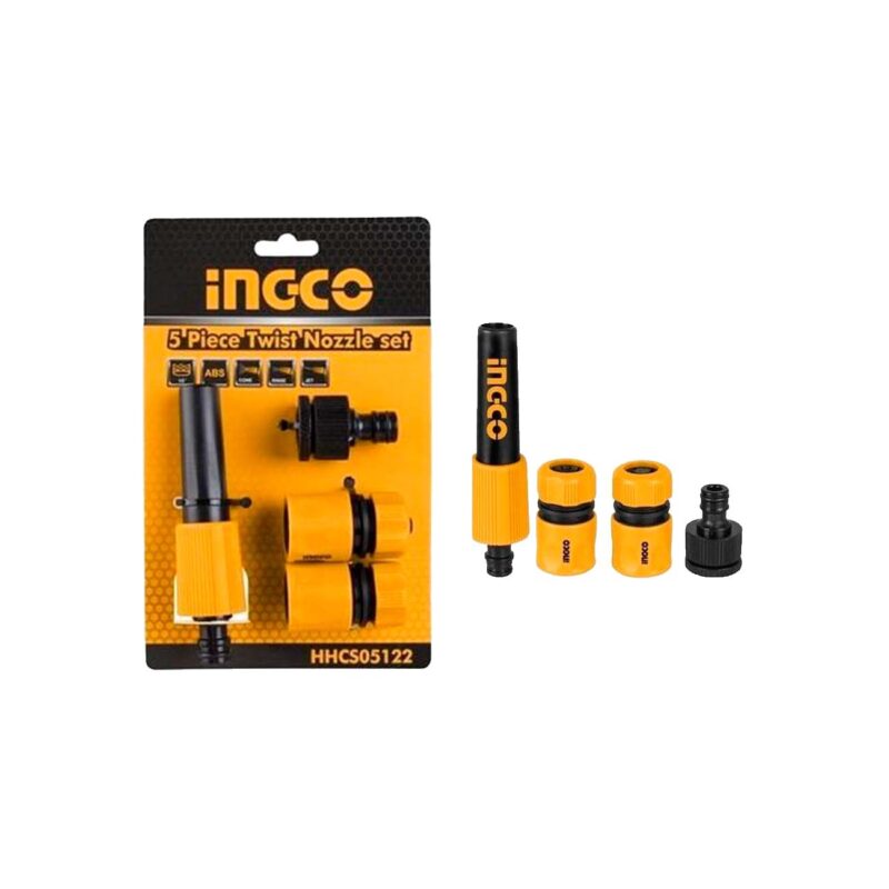 INGCO set nastavaka za baštansko crijevo 5/1 HHCS05122