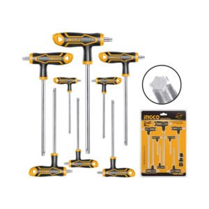 INGCO 8-dijelni set torx odvijača sa T račnom HHKT8083