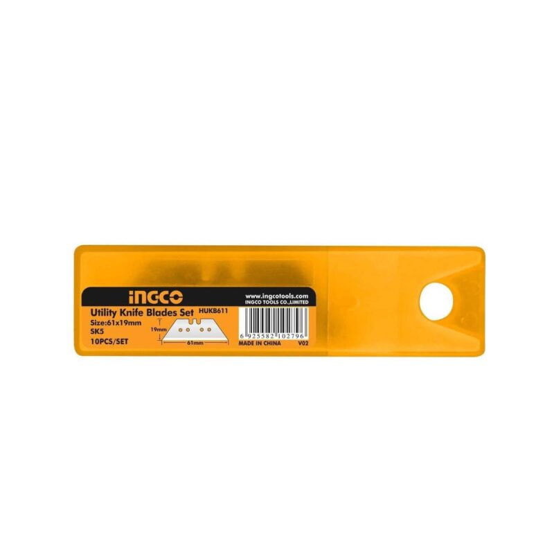 INGCO 10-dijelni set rezervnih noževa za trapezni skalpel HUKB611