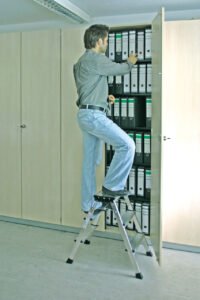 Krause pokretne merdevine ljestve MONTO ROLLY 2x3 gazišta