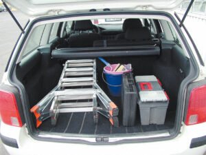 Krause zglobne teleskopske merdevine ljestve MONTO TeleMatic 4x4 gazišta