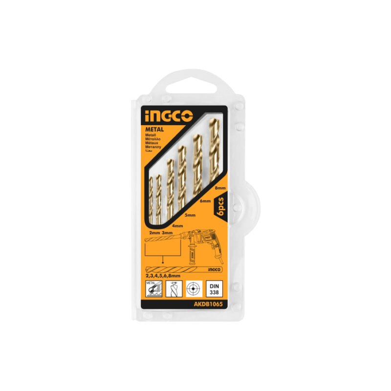 INGCO 6-dijelni set HSS borera 6/1 AKDB1065
