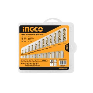 INGCO 12-dijelni set HSS borera 12/1 AKDB1125