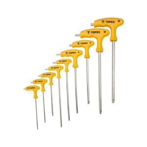 Topex 9-dijelni set TORX odvijača T10-T50 sa T ručkom 35D968