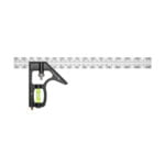 HOEGERT aluminijumski stolarski uglomjer sa nivelirom 300mm HT4M217