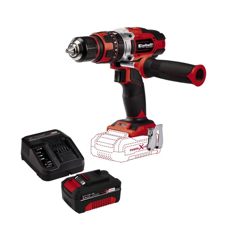 Einhell aku udarna bušilica Power X-Change TE-CD 18/48 Li Kit-2