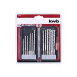 KWB 12-dijelni set burgija za kamen u PVC koferu 108840