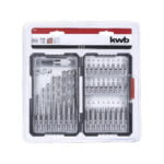 KWB 33-dijelni set burgija i bitova u PVC koferu 108940