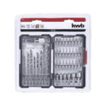 KWB 39-dijelni set burgija i bitova u PVC koferu 108955