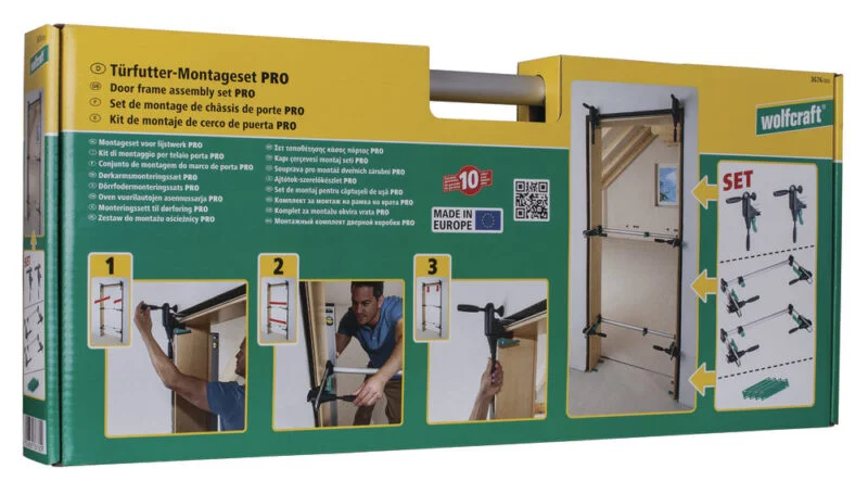 Wolfcraft set stega za postavljanje vrata PRO 3676000