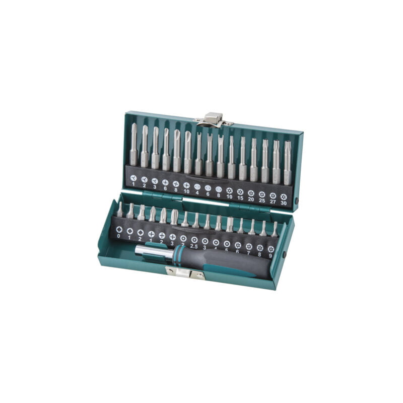 Wolfcraft 31-dijelni set bitova sa ručkom 1386000