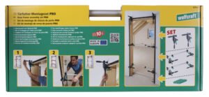Wolfcraft set stega za postavljanje vrata PRO 3676000