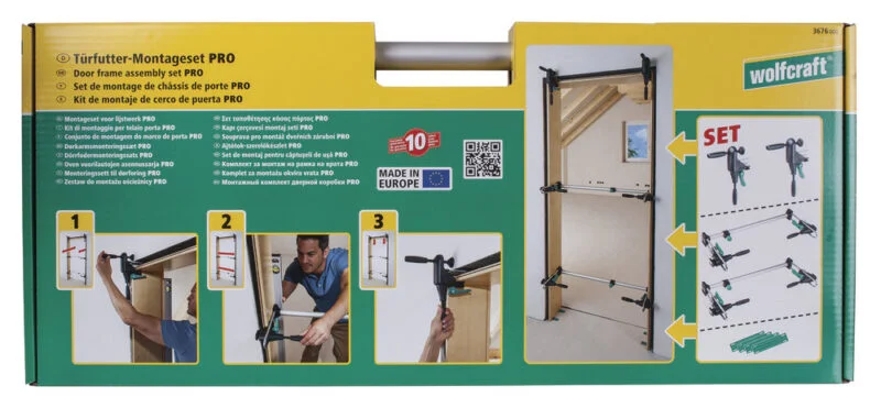 Wolfcraft set stega za postavljanje vrata PRO 3676000