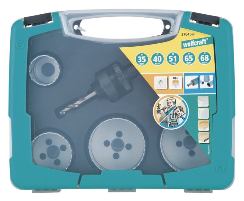 Wolfcraft set BiM kruna 35-68mm 3764000