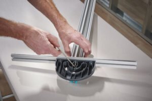 Wolfcraft lenjir 1000mm sa uglomjerom 4008000