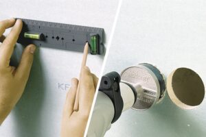 Wolfcraft šablon za utičnice električare 4050000