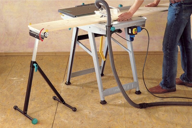 Wolfcraft pomoćni držač sa valjkom 6119973