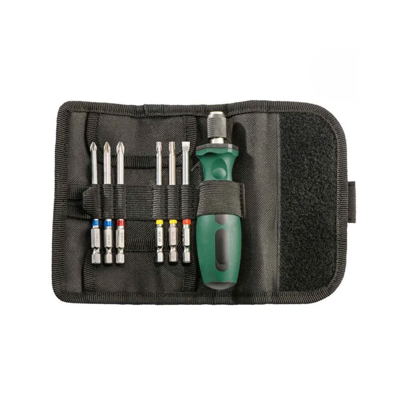 Metabo 7-dijelni set bitova, ručka za bitove i torbica “SP” 626723
