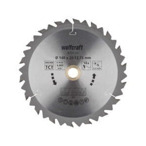 Wolfcraft list kružne pile cirkulara 140x12.75x2.4mm 18z 6731000