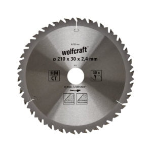Wolfcraft list kružne pile cirkulara 210x30x2.4mm 30z 6737000