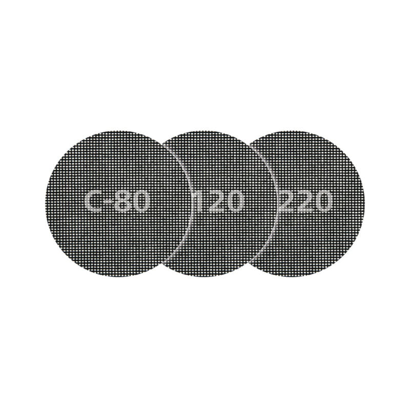 Wolfcraft brusni papir čičak disk 125mm GR80, 120, 220 5kom 8464000