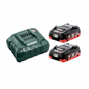 Metabo set 2x baterije 18 V/4 Ah LiHD i punjač ASC 55 - 685163