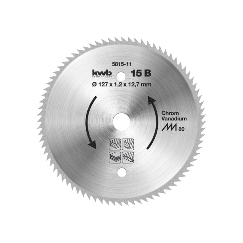 KWB rezni list za ručni cirkular AKKU TOP 160x16mm 100Z 584311