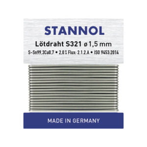 Stannol žica za lemljenje 14gr 1.5mm Sn99Cu1 472286