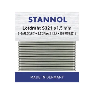 Stannol žica za lemljenje 14gr 1.5mm Sn99Cu1 472286