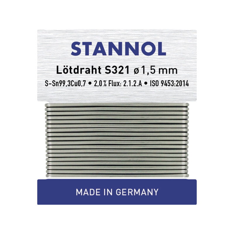 Stannol žica za lemljenje 14gr 1.5mm Sn99Cu1 472286