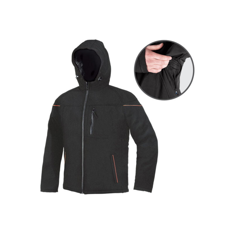 Emerton softshell zimska termoizolaciona jakna sa kapuljačom OD-7817