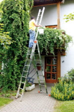 Krause trodijelne univerzalne merdevine ljestve MONTO TRIBILO 10-14 gazišta