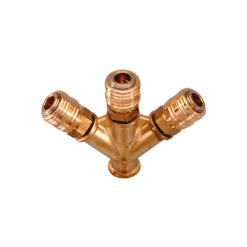 Profi Air mesingana trostruka razvodna spojnica IG  SB 3/8" 1107664