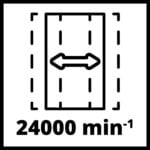 Einhell aku vibraciona oscilirajuća brusilica Power X-Change TC-OS 18/187 Li Solo