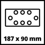 Einhell aku vibraciona oscilirajuća brusilica Power X-Change TC-OS 18/187 Li Solo