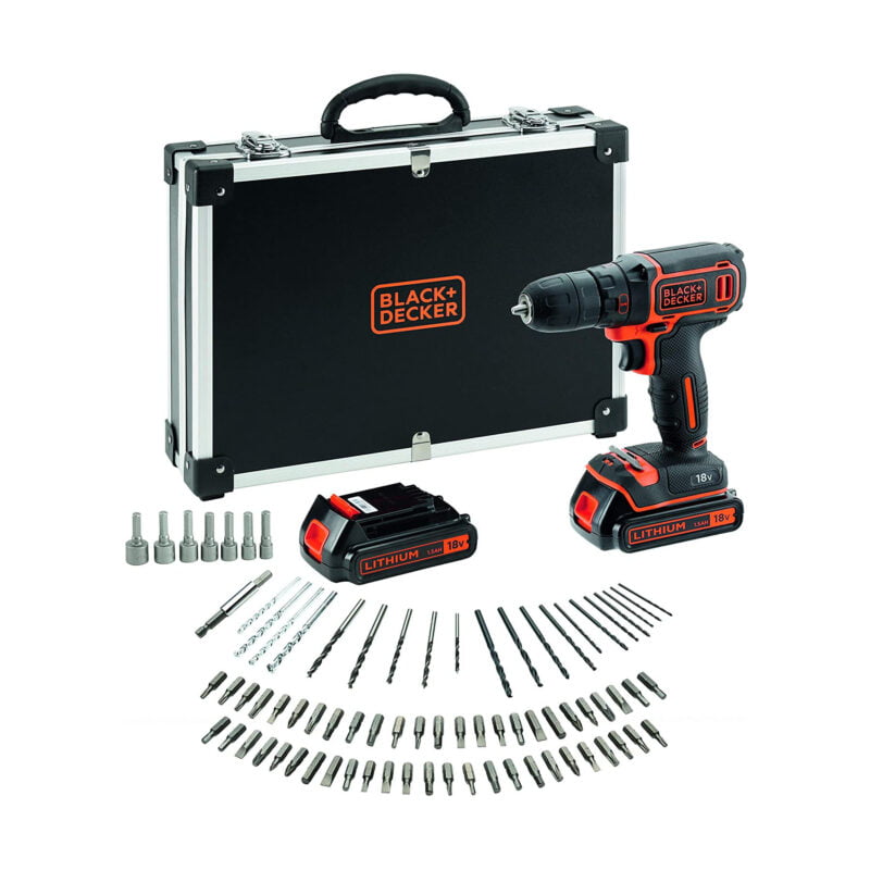 Black+Decker aku bušilica odvijač BDCDC18BAFC 18V 1.5Ah
