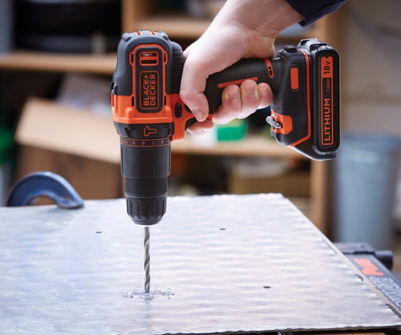 Black+Decker aku udarna bušilica odvijač BDCHD18BAFC 18V 1.5Ah